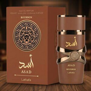 Lattafa Asad Bourbon Perfume Spray, 100 mL (3.4 fl oz)